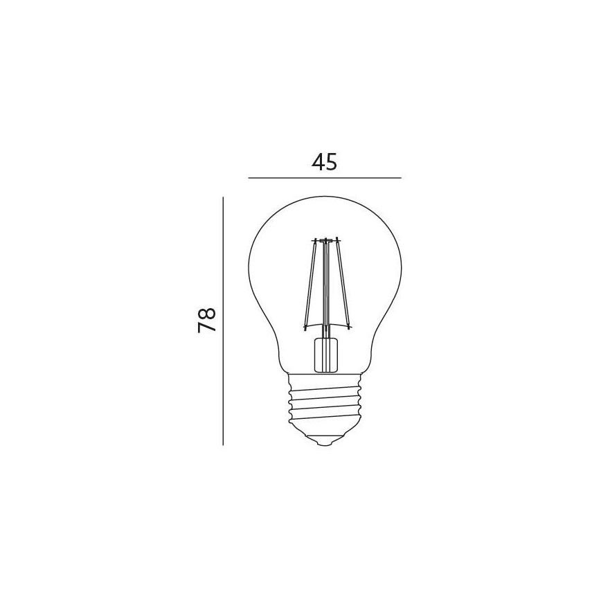 LED Żarówka E27/4W/230V 3000K