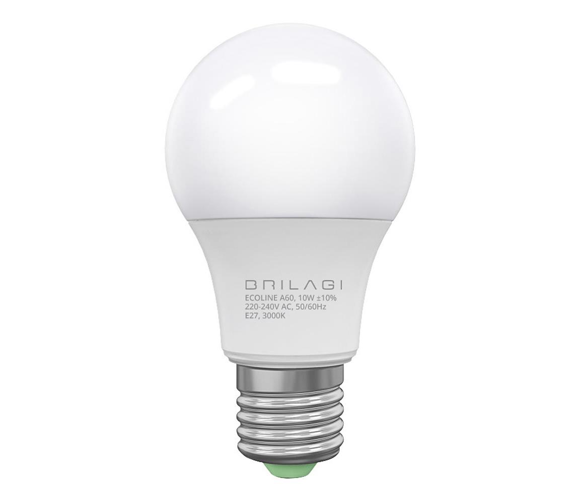LED Żarówka ECOLINE A60 E27/10W/230V 3000K - Brilagi