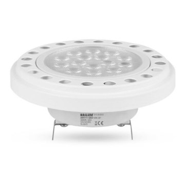 LED Żarówka ECOLINE AR111 G53/12W/12V 3000K 30° biały - Brilagi
