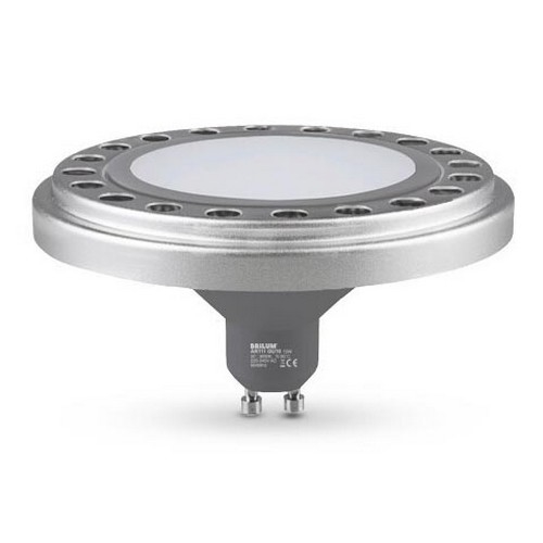 LED Żarówka ECOLINE AR111 GU10/12W/230V 3000K 120° srebrna - Brilagi