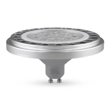 LED Żarówka ECOLINE AR111 GU10/15W/230V 3000K 30° srebrna - Brilagi