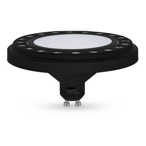 LED Żarówka ECOLINE AR111 GU10/15W/230V 4000K 30° czarna - Brilagi