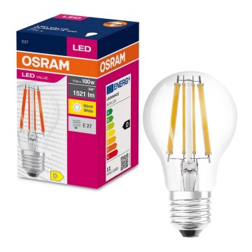LED Żarówka FILAMENT A100 E27/11W/230V 2700K - Osram
