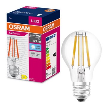 LED Żarówka FILAMENT A100 E27/11W/230V 4000K - Osram