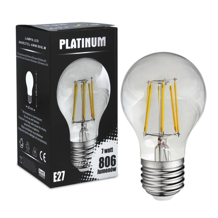 305831 - LED Żarówka 1xE27/7,5W/230V