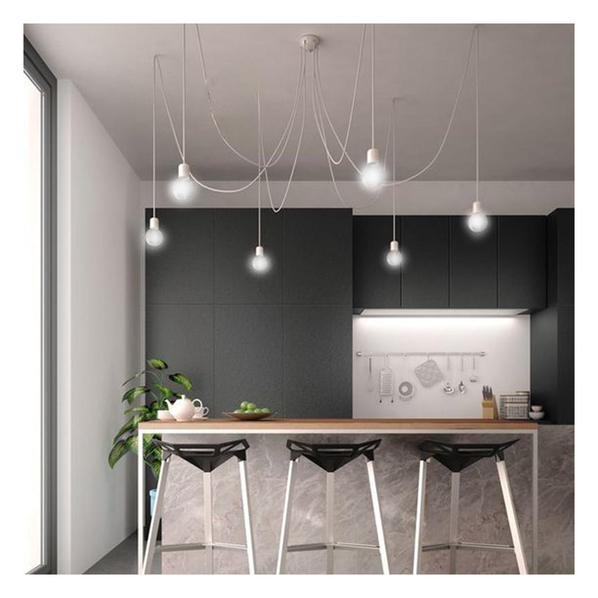 LED Żarówka WHITE FILAMENT A60 E27/9W/230V 4000K
