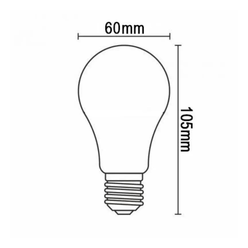 LED Żarówka WHITE FILAMENT A60 E27/9W/230V 4000K