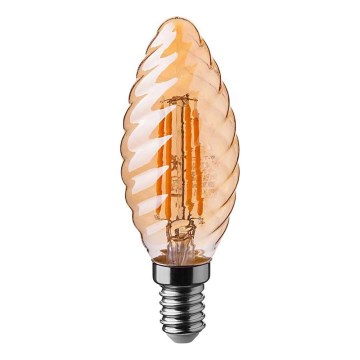 LED Żarówka FILAMENT AMBER E14/4W/230V 2200K