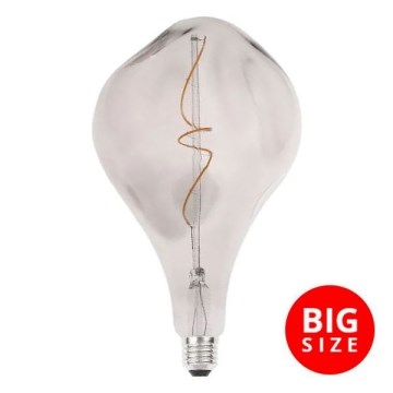 LED Żarówka FILAMENT BUMPED SMOKE ET160 E27/4W/230V 2000K
