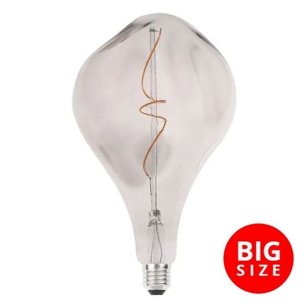 LED Żarówka FILAMENT BUMPED SMOKE ET160 E27/4W/230V 2000K
