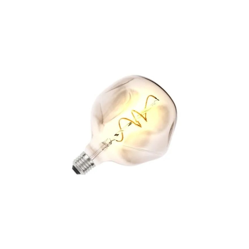 LED Żarówka FILAMENT BUMPED SMOKE G125 E27/4W/230V 2000K przydymiona