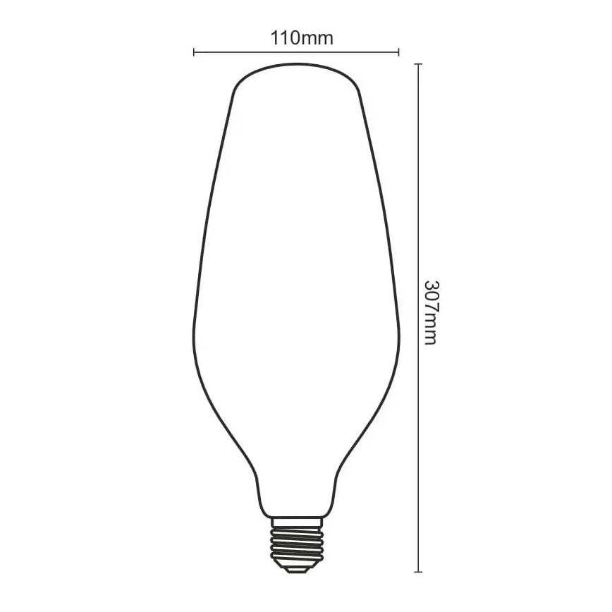 LED Żarówka FILAMENT BUMPED VINTAGE BT110 E27/4W/230V 2000K