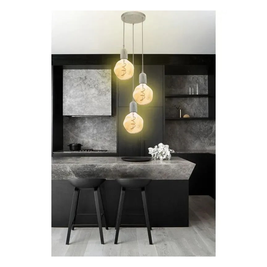 LED Żarówka FILAMENT BUMPED VINTAGE G125 E27/4W/230V 2000K