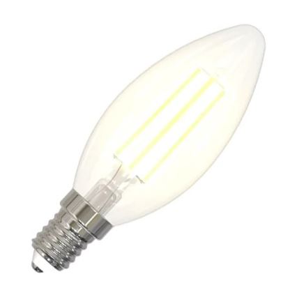 LED Żarówka WHITE FILAMENT C35 E14/4,5W/230V 3000K