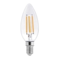 LED Żarówka FILAMENT C35 E14/4W/230V 4000K