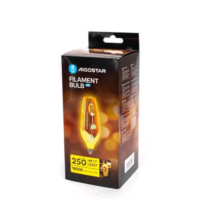 LED Żarówka FILAMENT CR110 E27/4W/230V 1800K - Aigostar