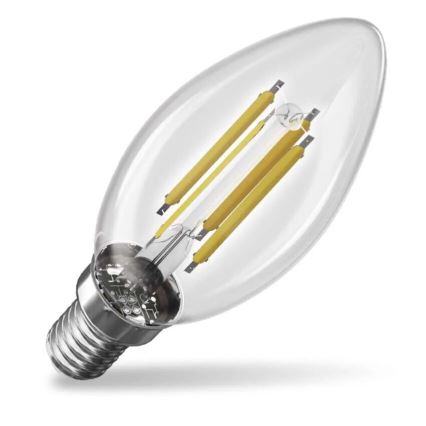 LED Żarówka FILAMENT E14/3,8W/230V 2700K