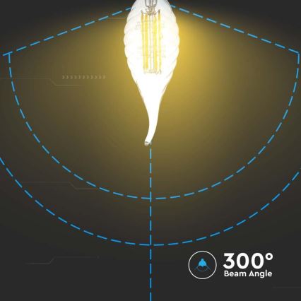 LED Żarówka FILAMENT E14/4W/230V 3000K