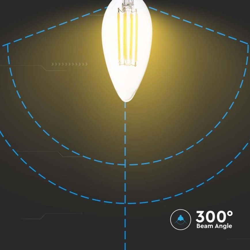 LED Żarówka FILAMENT E14/5,5W/230V 4000K
