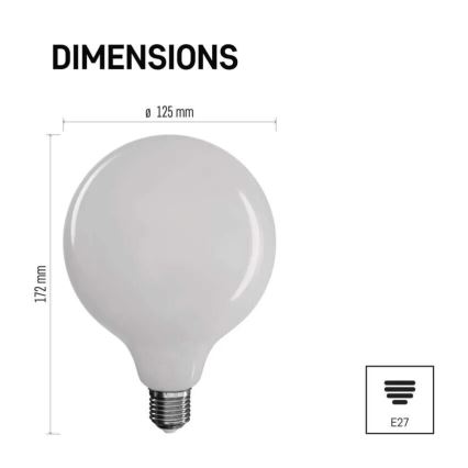 LED Żarówka FILAMENT E27/18W/230V 2700K