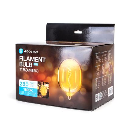 LED Żarówka FILAMENT E27/4W/230V 1800K - Aigostar