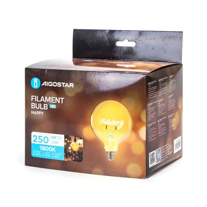 LED Żarówka FILAMENT E27/4W/230V 1800K happy - Aigostar