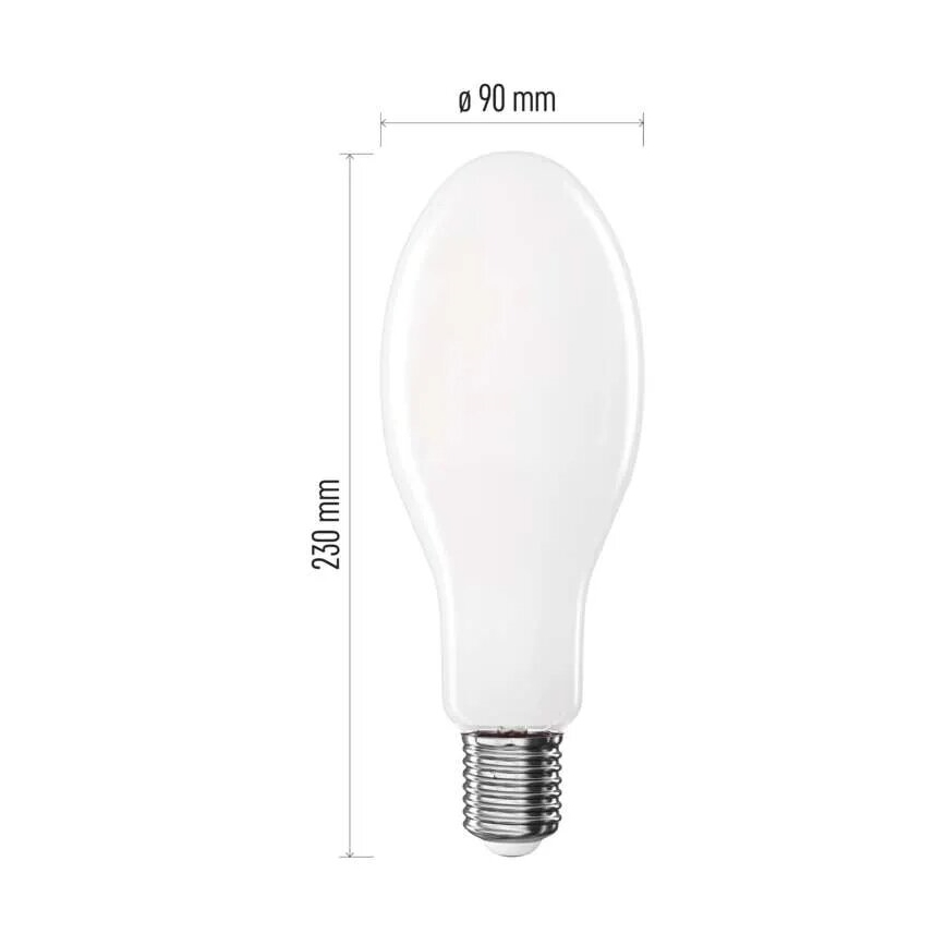LED Żarówka FILAMENT ED90 E40/36W/230V 4000K 6000 lm