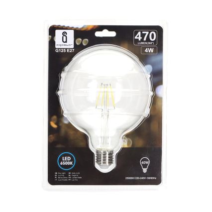 LED Żarówka FILAMENT G125 E27/4W/230V 6500K - Aigostar