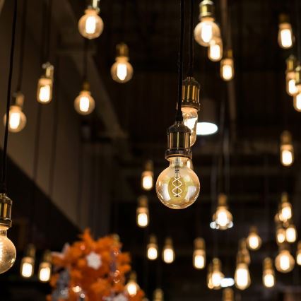 LED Żarówka FILAMENT G125 E27/5W/230V 1800K