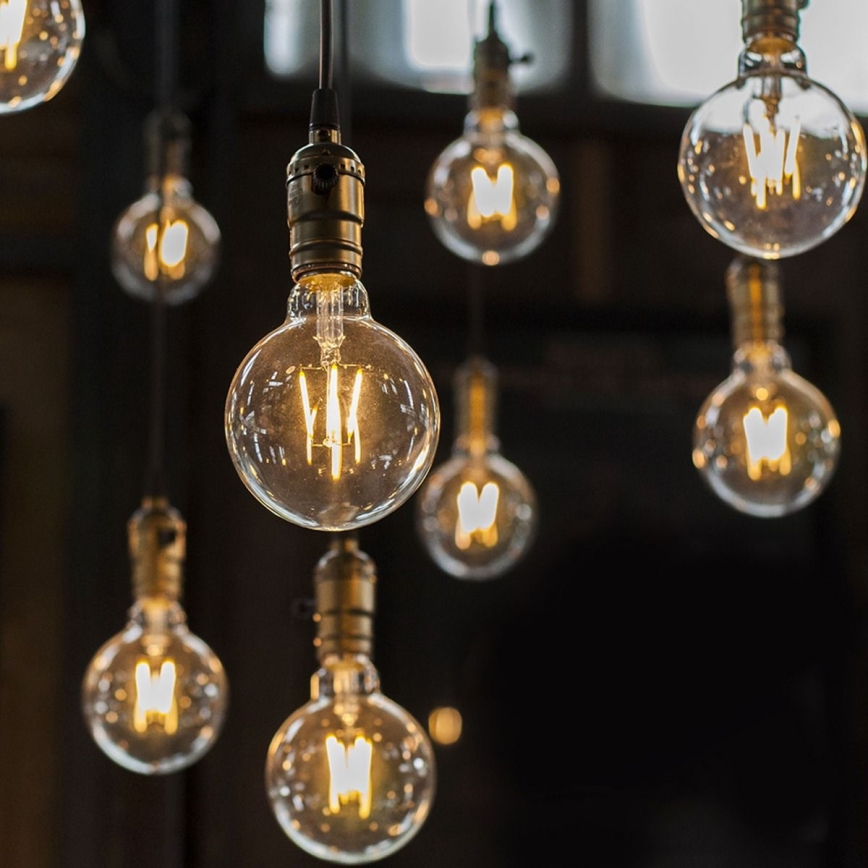 LED Żarówka FILAMENT G125 E27/6W/230V 3000K