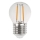 LED Żarówka FILAMENT G45 E27/2W/230V 3000K