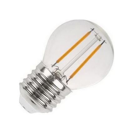 LED Żarówka FILAMENT G45 E27/2W/230V 3000K
