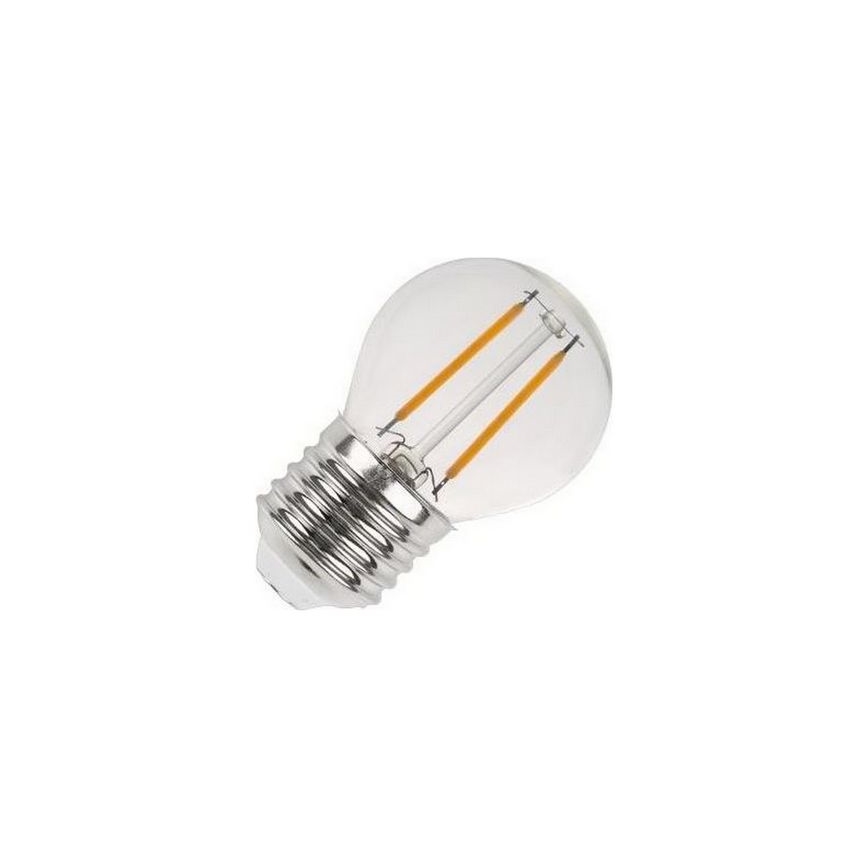 LED Żarówka FILAMENT G45 E27/2W/230V 3000K