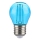 LED Żarówka FILAMENT G45 E27/2W/230V niebieska