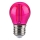 LED Żarówka FILAMENT G45 E27/2W/230V różowa