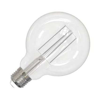 LED Żarówka WHITE FILAMENT G95 E27/13W/230V 4000K