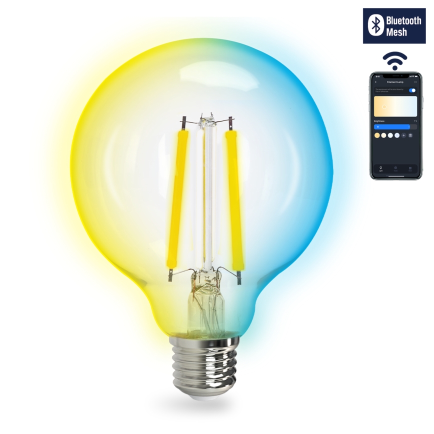 LED Żarówka ściemnialna FILAMENT MESH Smart G95 E27/6W/230V 2700-6500K - Aigostar