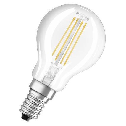 LED Żarówka FILAMENT P40 E14/4W/230V 4000K - Osram