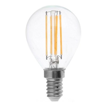 LED Żarówka FILAMENT P45 E14/4W/230V 4000K