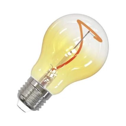 LED Żarówka FILAMENT SHAPE A60 E27/4W/230V 1800K żółta