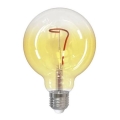 LED Żarówka FILAMENT SHAPE G95 E27/4W/230V 1800K żółta