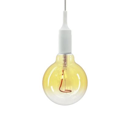 LED Żarówka FILAMENT SHAPE G95 E27/4W/230V 1800K żółta