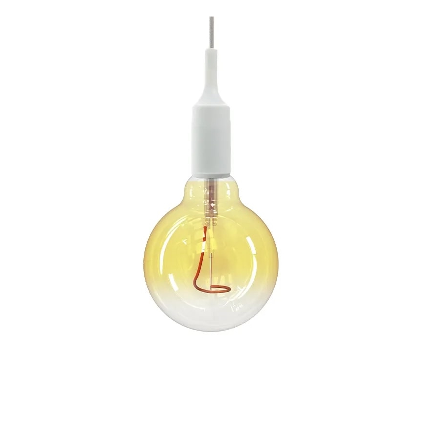 LED Żarówka FILAMENT SHAPE G95 E27/4W/230V 1800K żółta