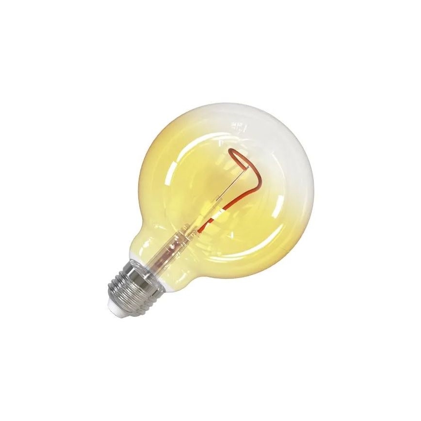 LED Żarówka FILAMENT SHAPE G95 E27/4W/230V 1800K żółta