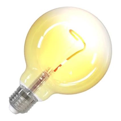 LED Żarówka FILAMENT SHAPE G95 E27/4W/230V 1800K żółta