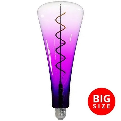 LED Żarówka FILAMENT SHAPE T110 E27/5W/230V 1800K fioletowa