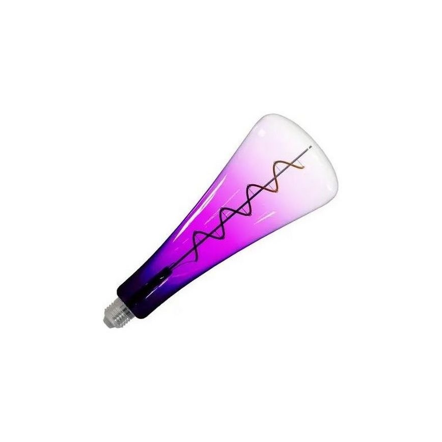LED Żarówka FILAMENT SHAPE T110 E27/5W/230V 1800K fioletowa
