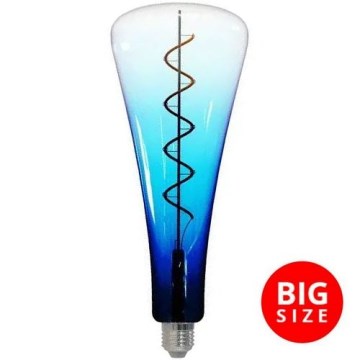 LED Żarówka FILAMENT SHAPE T110 E27/5W/230V 1800K niebieska