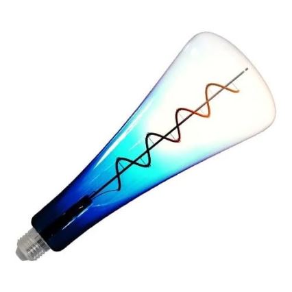 LED Żarówka FILAMENT SHAPE T110 E27/5W/230V 1800K niebieska