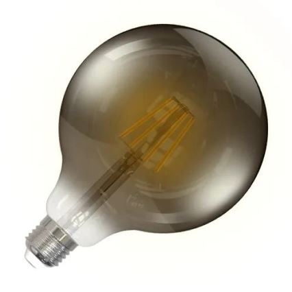 LED Żarówka FILAMENT SMOKE G125 E27/4W/230V 2000K